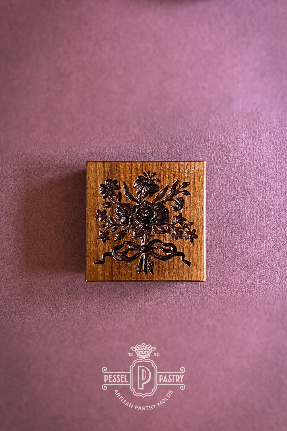 Ribbon Botanical Bouquet Springerle Mold