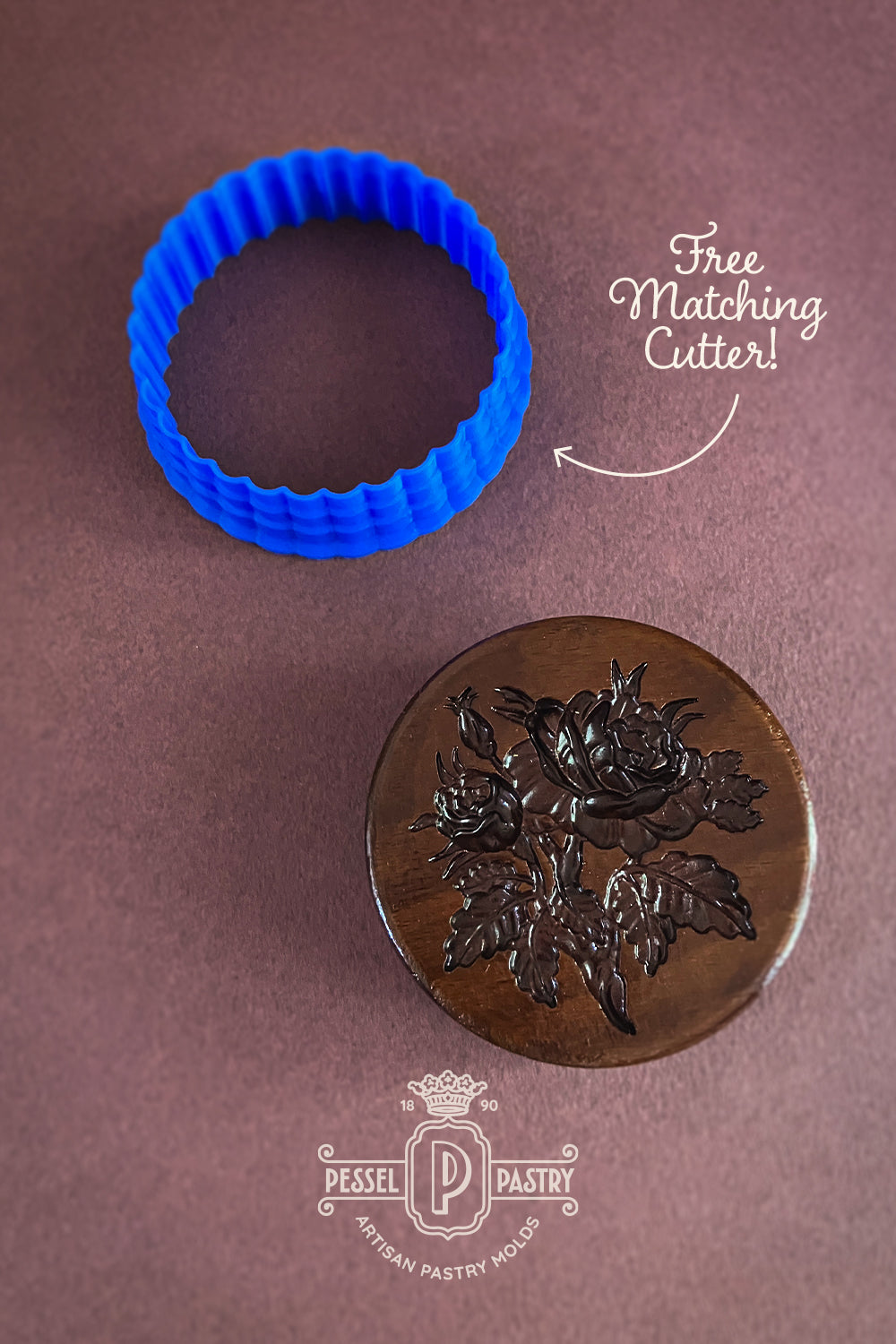 Cabbage Rose Springerle Mold