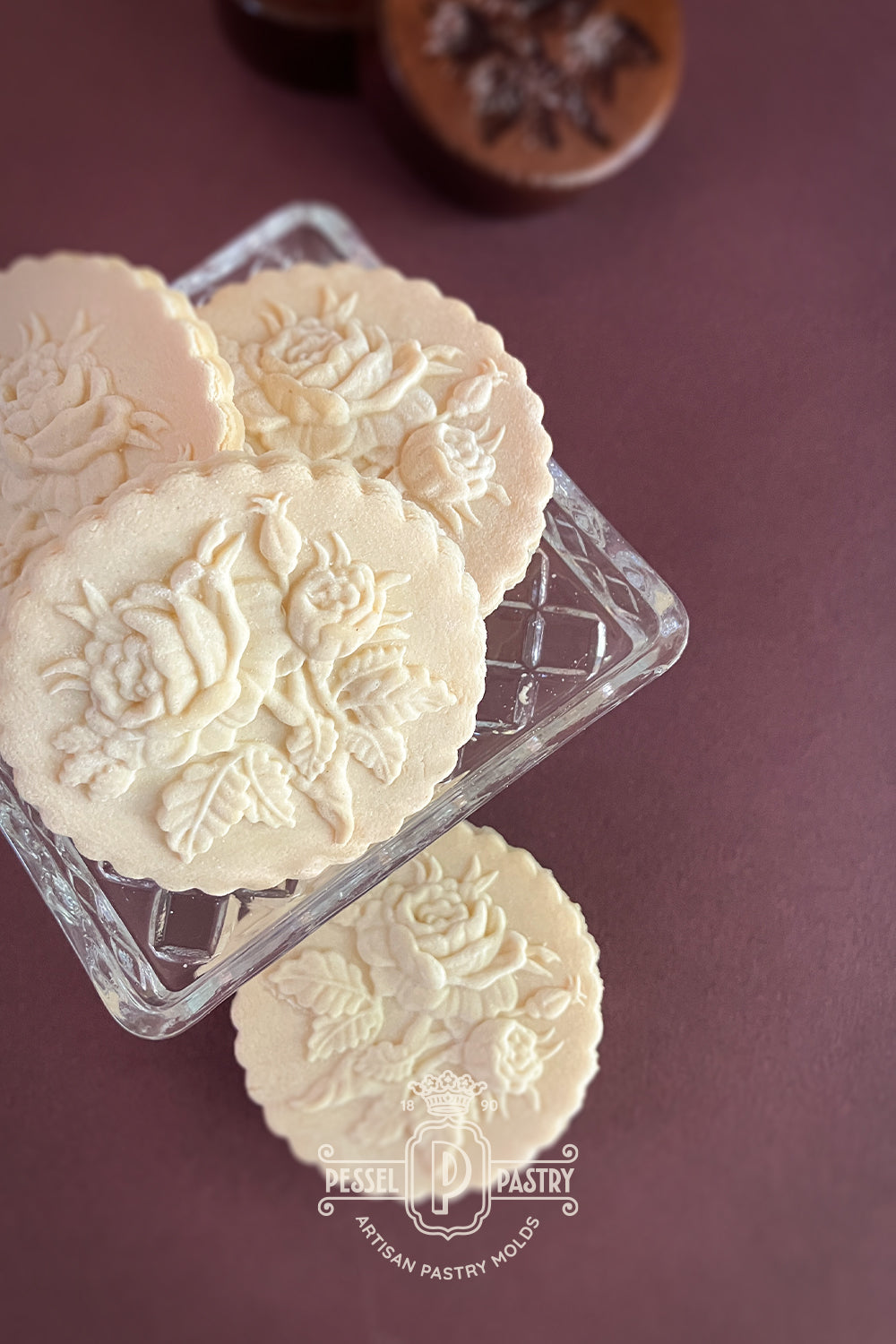 Cabbage Rose Springerle Mold