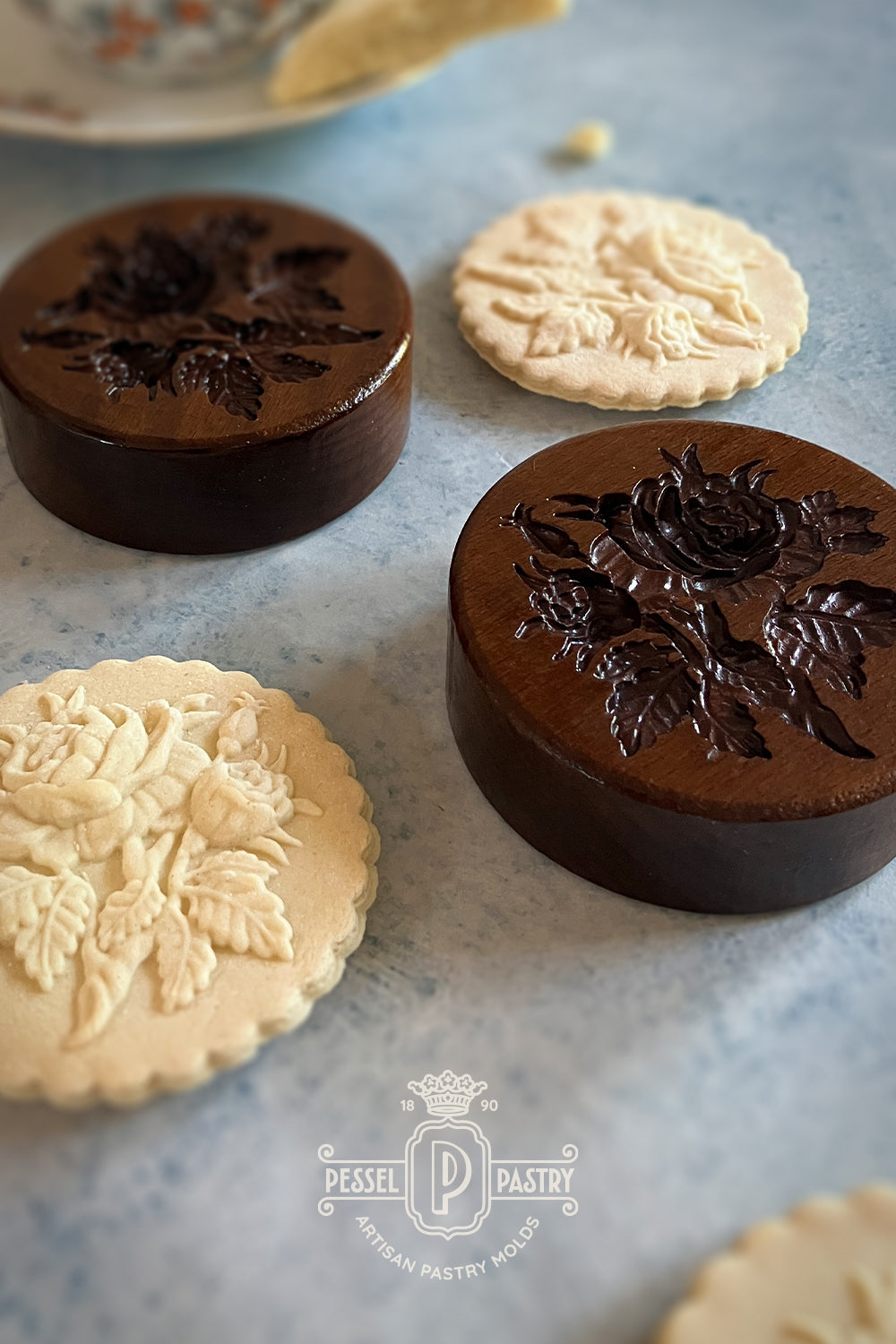 Cabbage Rose Springerle Mold