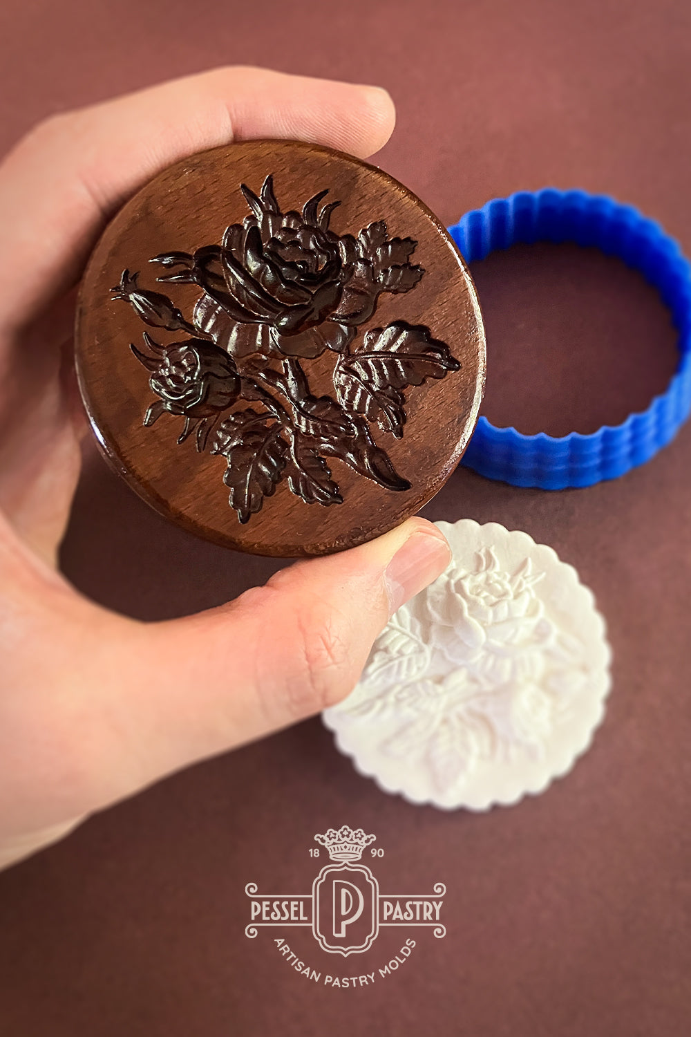 Cabbage Rose Springerle Mold