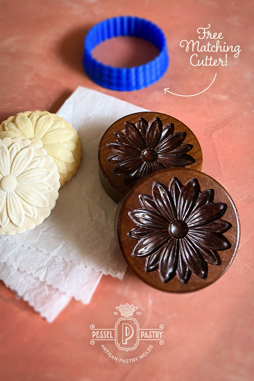 Classic Daisy Springerle Mold