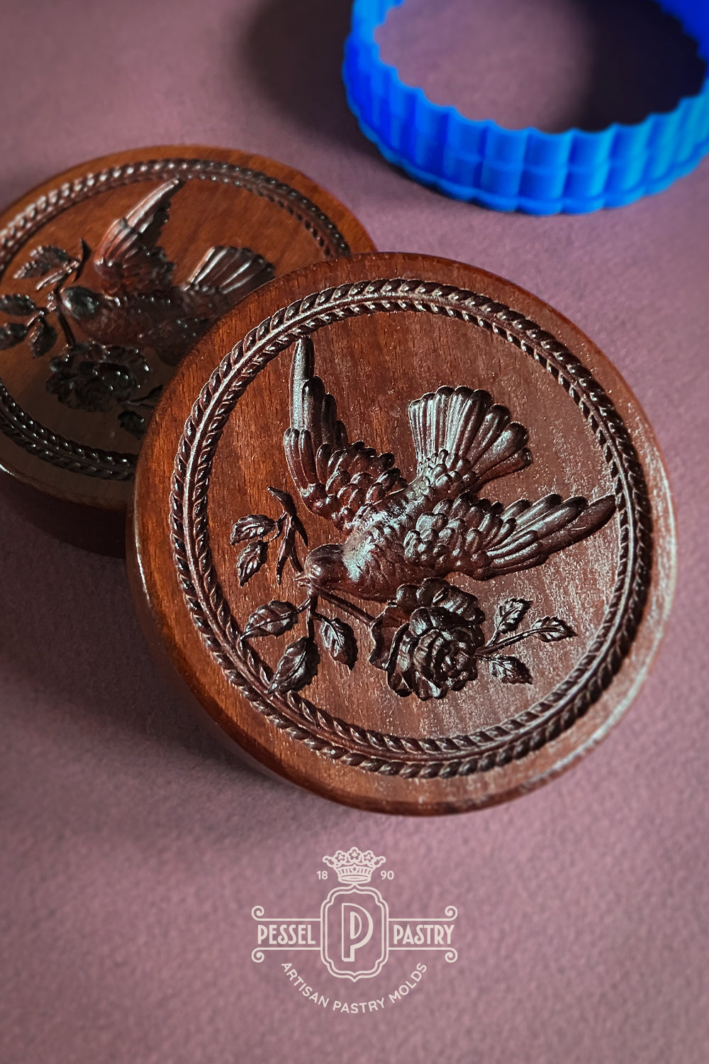 Peace Dove with Rose Springerle Mold